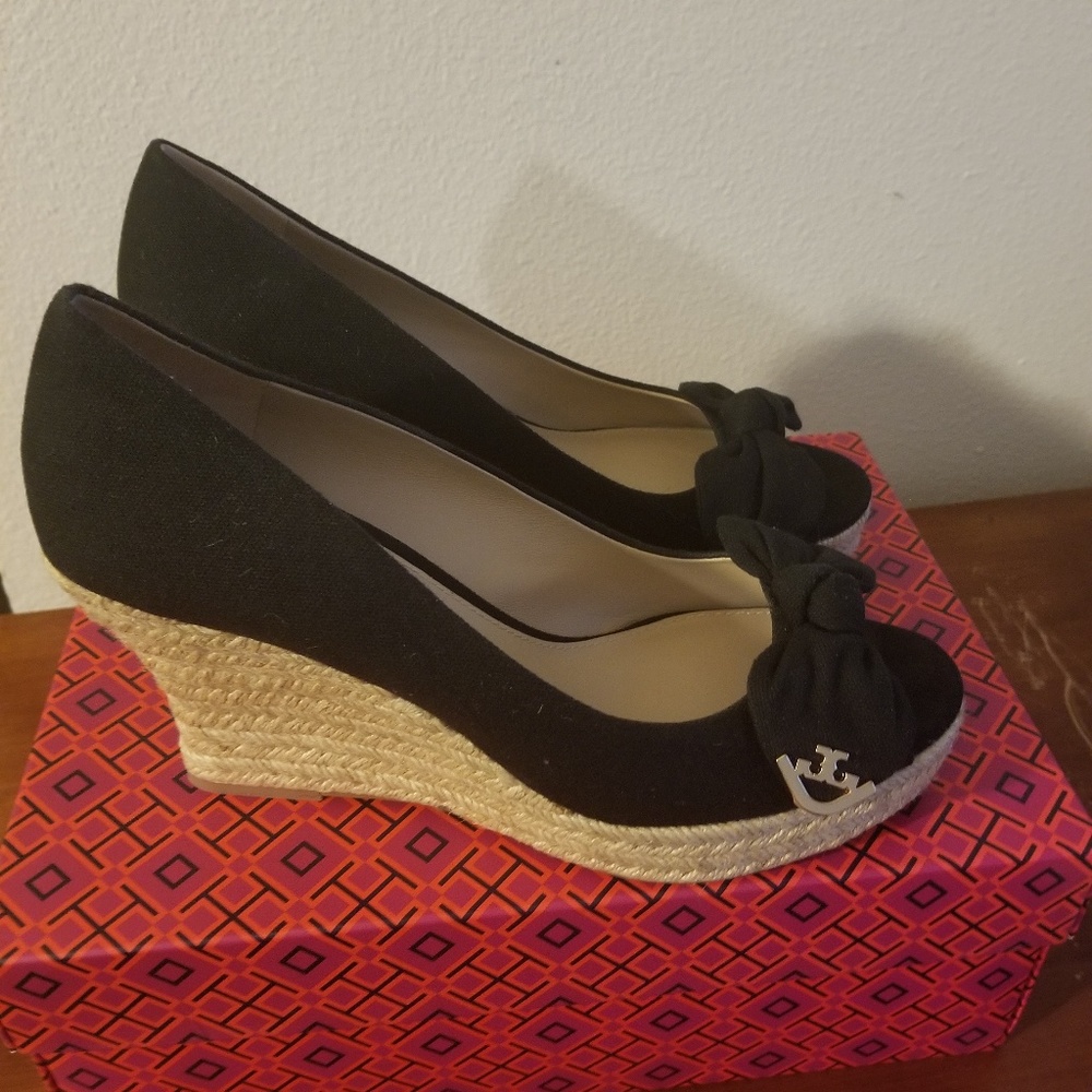 💥OFFERS💥Tory Burch Dory 85MM Wedge Espadrille